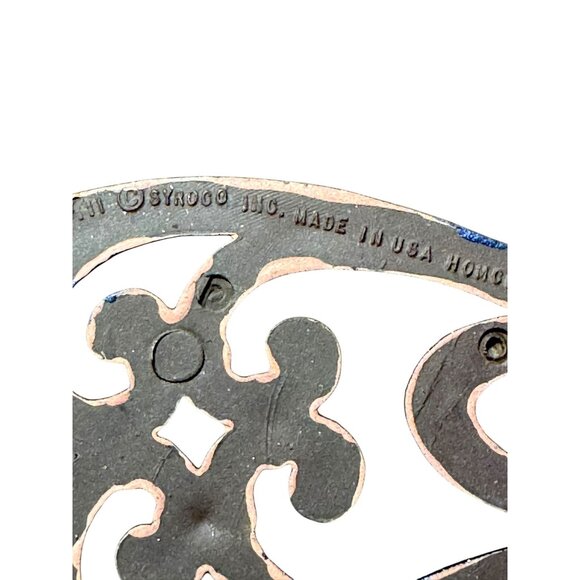 Set Of 2 Syroco Inc. Vintage Butterfly Wall Decor Plastic Blue Finish - Picture 6 of 7